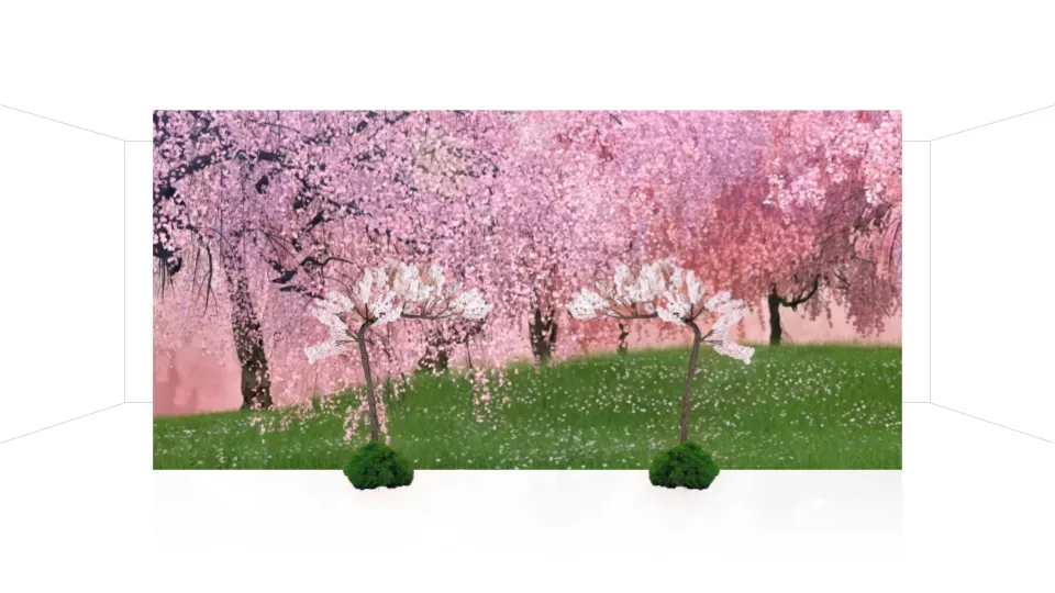 Eisnor Simpson Wedding Happily Events Cherry Blossoms