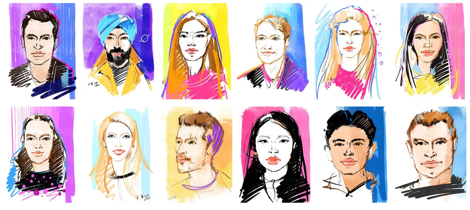 Sketches by Hanna Mirgo