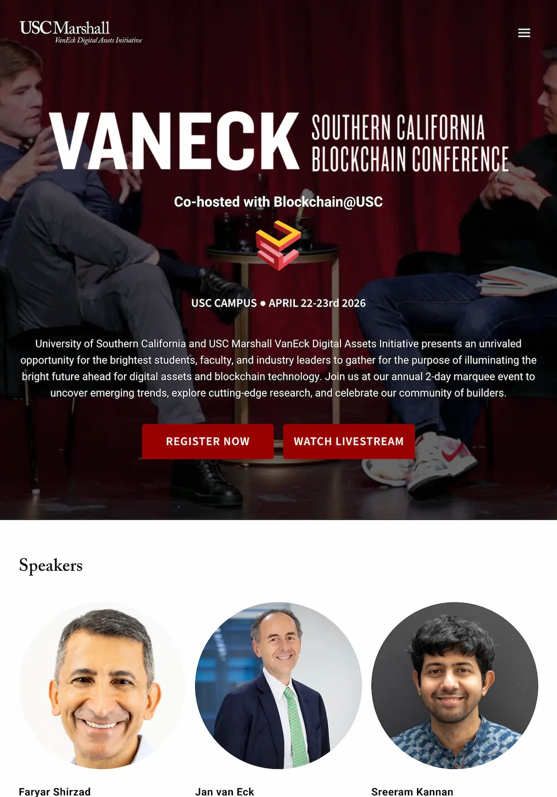 USC Blockchain Conference 2026